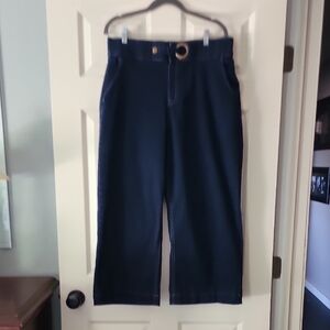 Betabrand Women's Dark Denim Stretch Flare Jeans